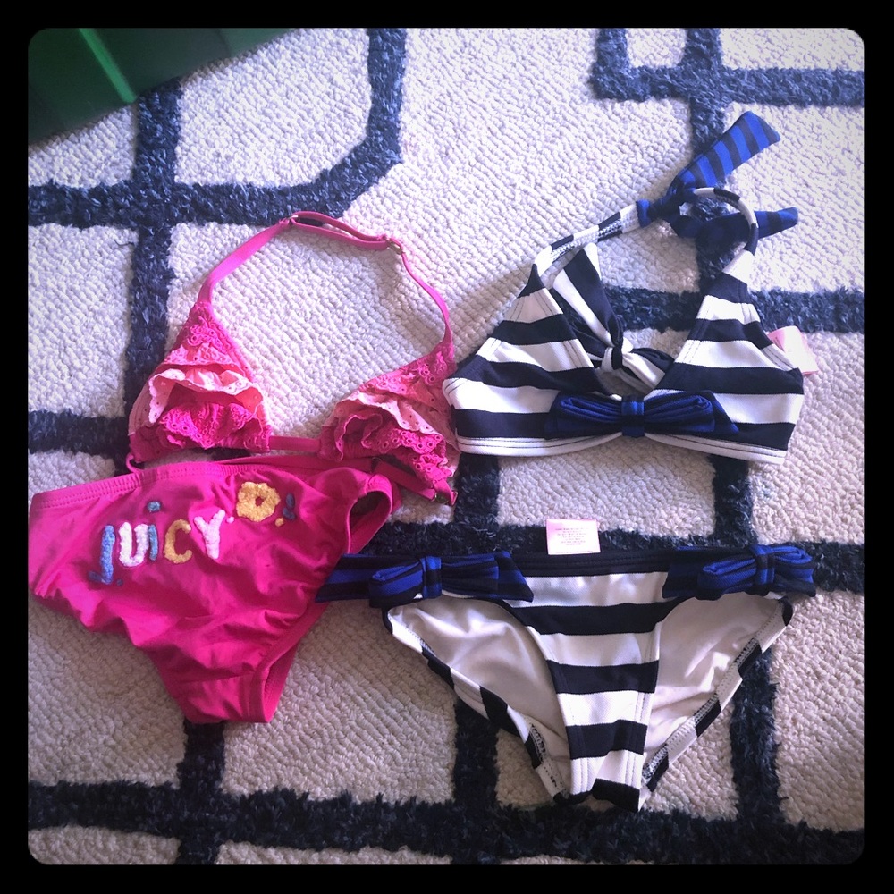 Juicy couture Bikini bundle sz 6